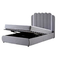 **Technische titel in het Nederlands: ** Modern gestoffeerd bed met opbergruimte en hefmechanisme