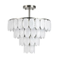**Moderne Hanglamp met Opale Schijven**