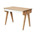 **Houten Bureau met Wit Lade - Modern en Functioneel**